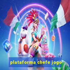 plataforma chefe jogo